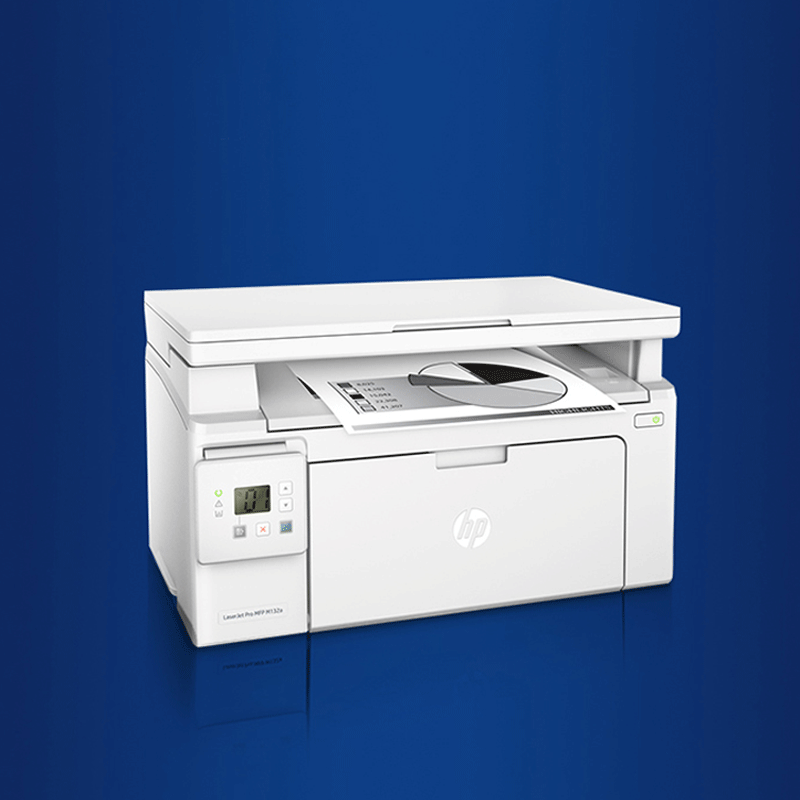 張家口凱信電子科技有限公司商城-惠普 多功能傳真機(jī) 132系列 白色